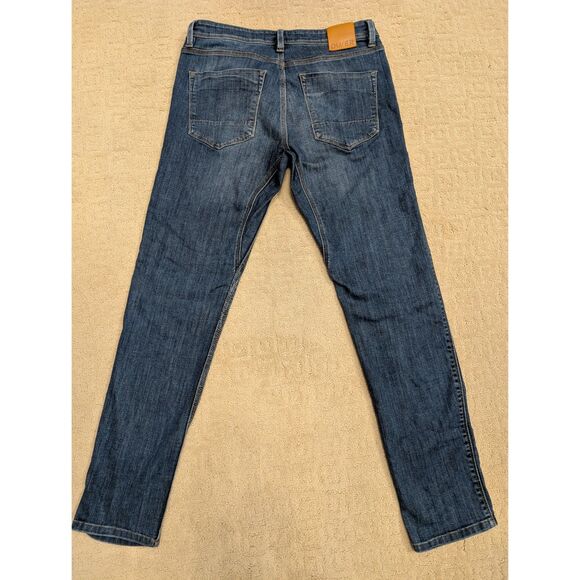 DU/ER Jeans Denim Mens Size 34/32 Blue L2X Slim Fit - Picture 2 of 8